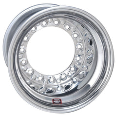 لحام واسع 5 XL مباشر MT 15x14 / 5x10.25 BP / 5in. مجموعة مصقولة BS - Mod Beadlock مع 6-Dzus Cvr