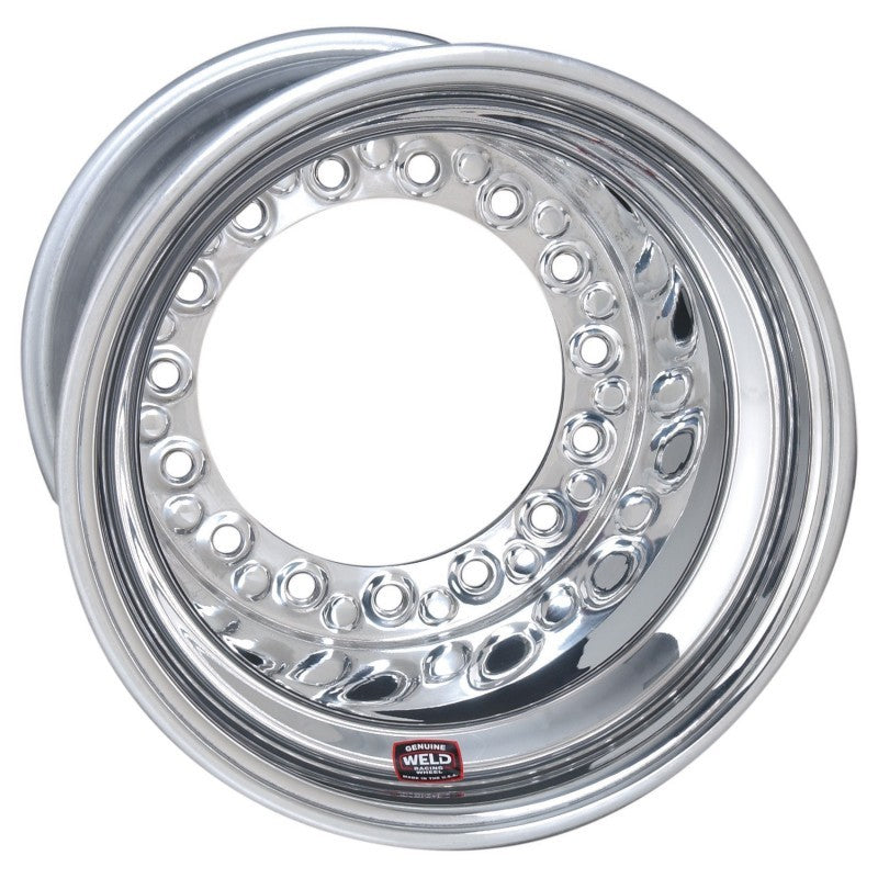 لحام واسع 5 XL مباشر التركيب 15x13 / 5x10.25 BP / 5in. مجموعة مصقولة من BS - Mod Beadlock