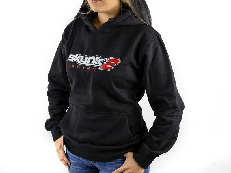 Skunk2 Embroidered Logo Hooded Sweatshirt - XXL (Black)