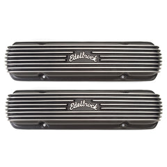 Edelbrock Valve Cover Classic Series Pontiac 1962-1979 301-455 CI V8 Black