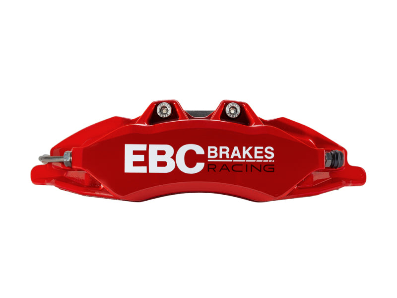 مجموعة فرامل أمامية كبيرة مقاس 355 مم من EBC Racing 08-21 Nissan 370Z Red Apollo-6