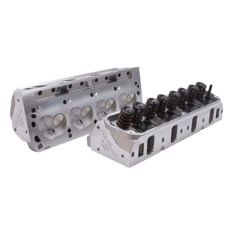 رأس أسطوانة Edelbrock 1Pr SBF E-205 2 08 مدخل هواء مجمع بالكامل مع نوابض