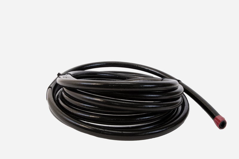 Aeromotive PTFE SS Braided Fuel Hose - Black Jacketed - AN-08 x 4ft