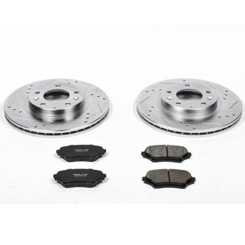 Power Stop 06-15 Mazda MX-5 Miata Front Z23 Evolution Sport Brake Kit