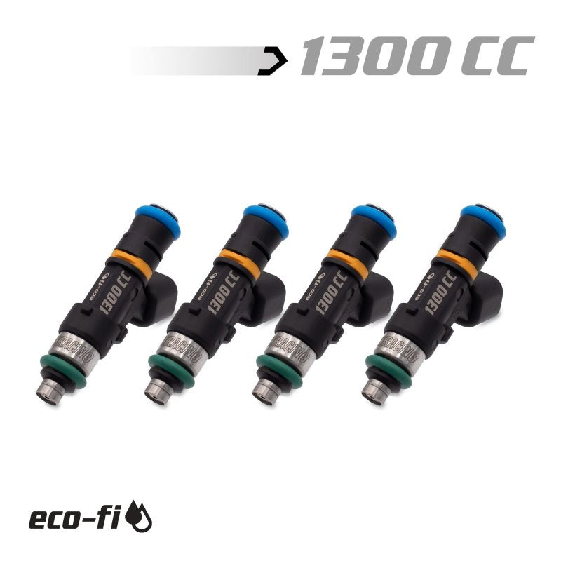 BLOX Racing 1300CC Street Injectors 48mm With 1/2in Adapter 14mm Bore