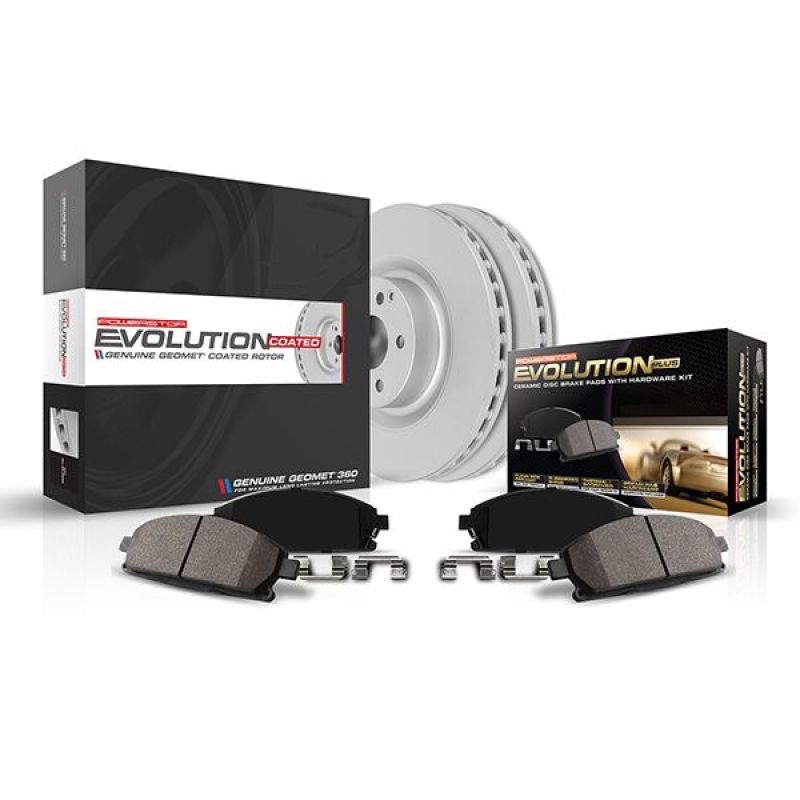 Power Stop 19-21 Ford Ranger Front Z17 Evolution Geomet Coated Brake Kit