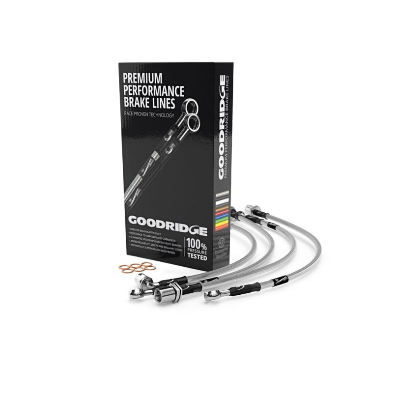 Goodridge 19in Female to Female Stainless Brake Line