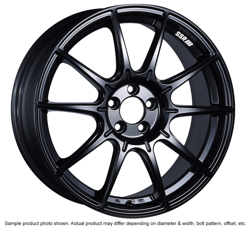 SSR GTX01 19x8.5 5x112 45mm Offset Flat Black Wheel (S/O, No Cancellations)