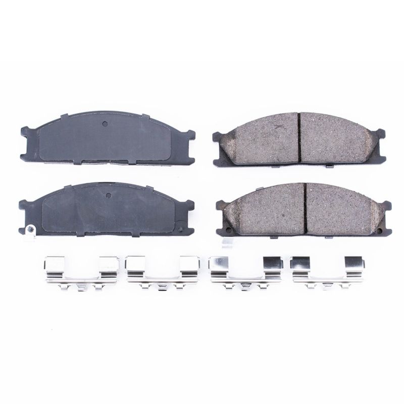 Power Stop 86-94 Nissan D21 Front Z17 Evolution Ceramic Brake Pads w/Hardware