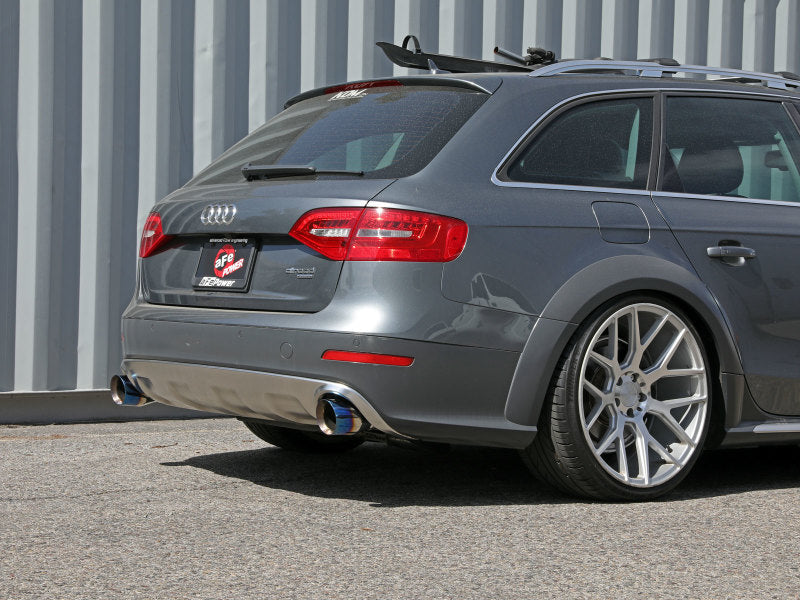 عادم خلفي للمحور من طراز MACH Force-Xp 13-16 Audi Allroad L4 SS مع أطراف من اللهب الأزرق