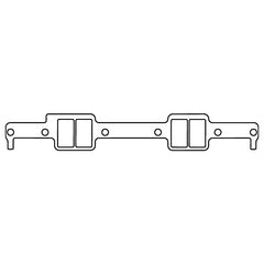 Cometic GM LT1/LT4 Gen-2 Small Block V8 .060in KF Intake Manifold Gasket Set-2.085in x 1.560in Ports