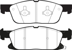 EBC 2016+ Lincoln Continental (10th Gen) 2.7L Twin Turbo Yellowstuff Front Brake Pads