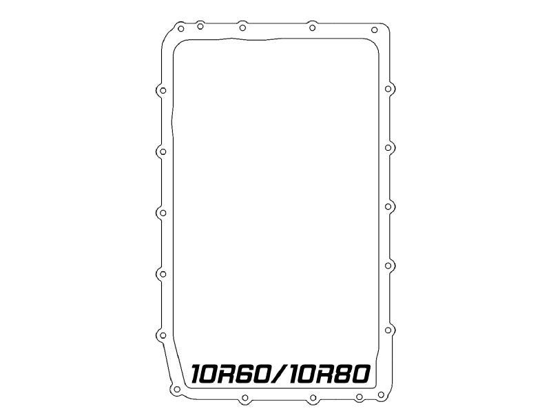 aFe 17-24 Ford F-150 10R60/10R80 Pro Series وعاء ناقل الحركة الخلفي أسود مع زعانف ميكانيكية