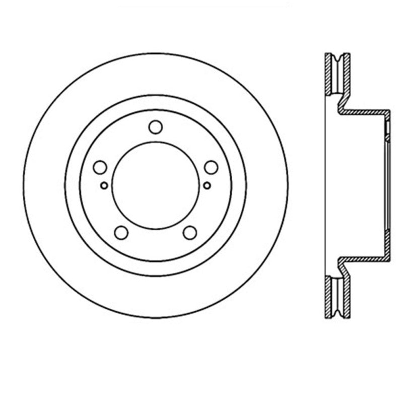 StopTech Slotted & Drilled Sport Brake Rotor