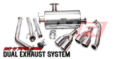 Weapon R 11-17 Toyota Sienna 3.5L Axle Back Exhaust w/Straight Cut Tips