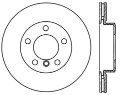 StopTech Sport Slotted (CRYO) 10-15 BMW X1 Front Right Rotor