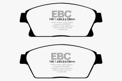 EBC 13+ Buick Encore 1.4 Turbo Yellowstuff Front Brake Pads