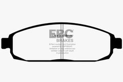 EBC 05-10 Jeep Commander 3.7 Extra Duty Front Brake Pads