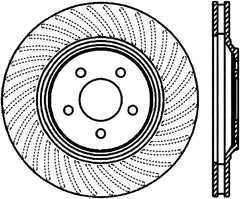 StopTech Power Slot 94-04 Ford Mustang Front Right Slotted CRYO Rotor