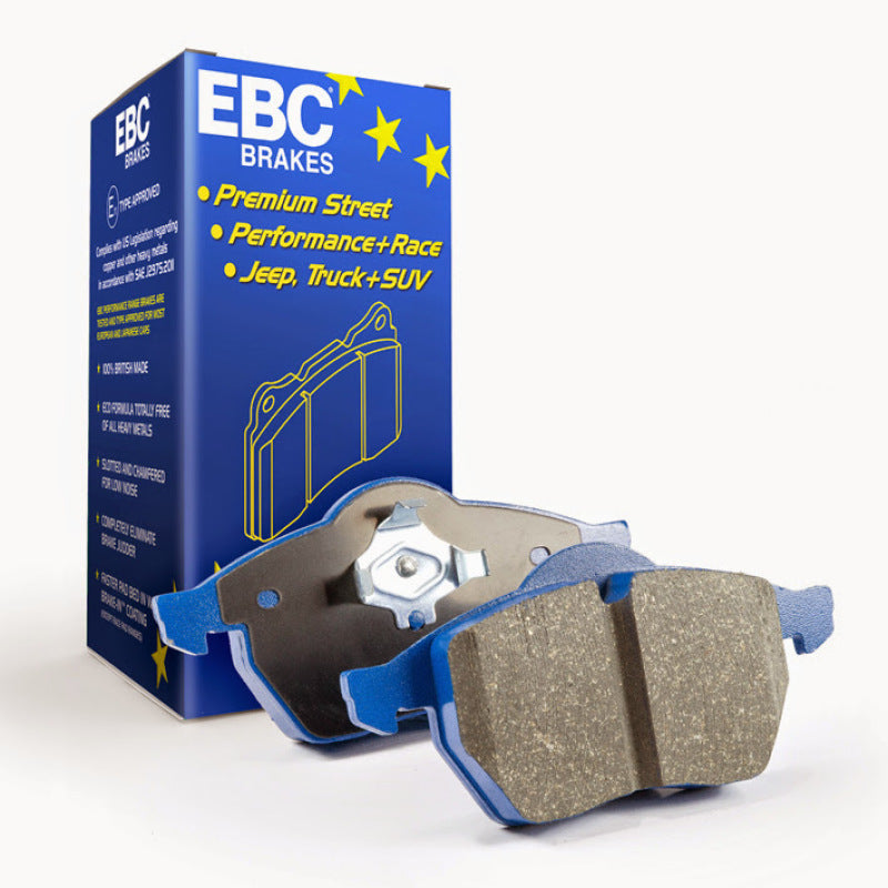 EBC 08+ Mercedes-Benz CLK63 AMG (BLACK) 6.2 Bluestuff Rear Brake Pads