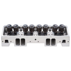 رأس أسطوانة Edelbrock Victor Jr SBC 23 Deg 220cc كامل لعمود كامة الأسطوانة الصلبة