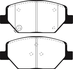 EBC 2018+ Chevrolet Equinox 1.5L Turbo (J17) Greenstuff Front Brake Pads