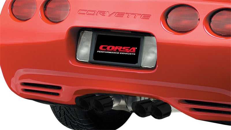 Corsa 1997-2004 Chevrolet Corvette C5 Z06 5.7L V8 Black Xtreme Axle-Back Exhaust