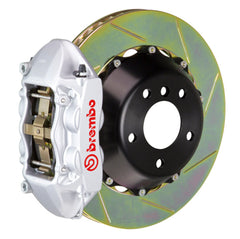 Brembo 17 F150 Raptor Rear GT BBK 4 Piston Cast 380x28 2pc Rotor Slotted Type-1-Silver