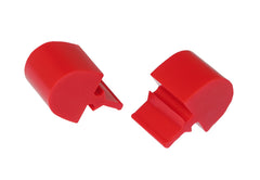 Prothane Universal Bump Stop Pull Through Style - Red