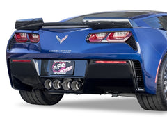 عادم aFe MACHForce XP 3in-2 1/2in Axle Back 304SS مع أطراف مصقولة 15-17 Chevy Corvette Z06