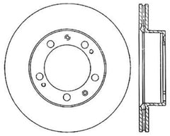 StopTech 97-04 Porsche Boxster Cyro Slotted Sport Brake Rotor Front Right