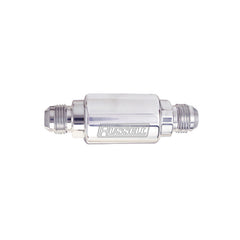 Russell Performance Polished Alum. (3-1/4in Length 1-1/4in dia. -8 x 3/8in male NPT inlet/outlet)