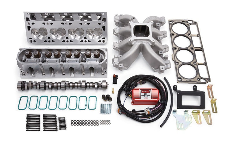 مجموعة Edelbrock Power Package Top End Kit RPM Series Chevrolet 1997-2004 5 7L LS1 مع وحدة التحكم في التوقيت