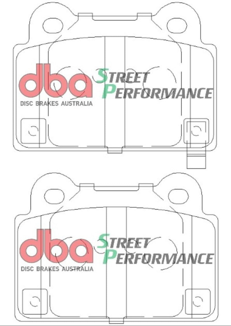 وسادات الفرامل الخلفية DBA 08-14 Mitsubishi EVO SP500