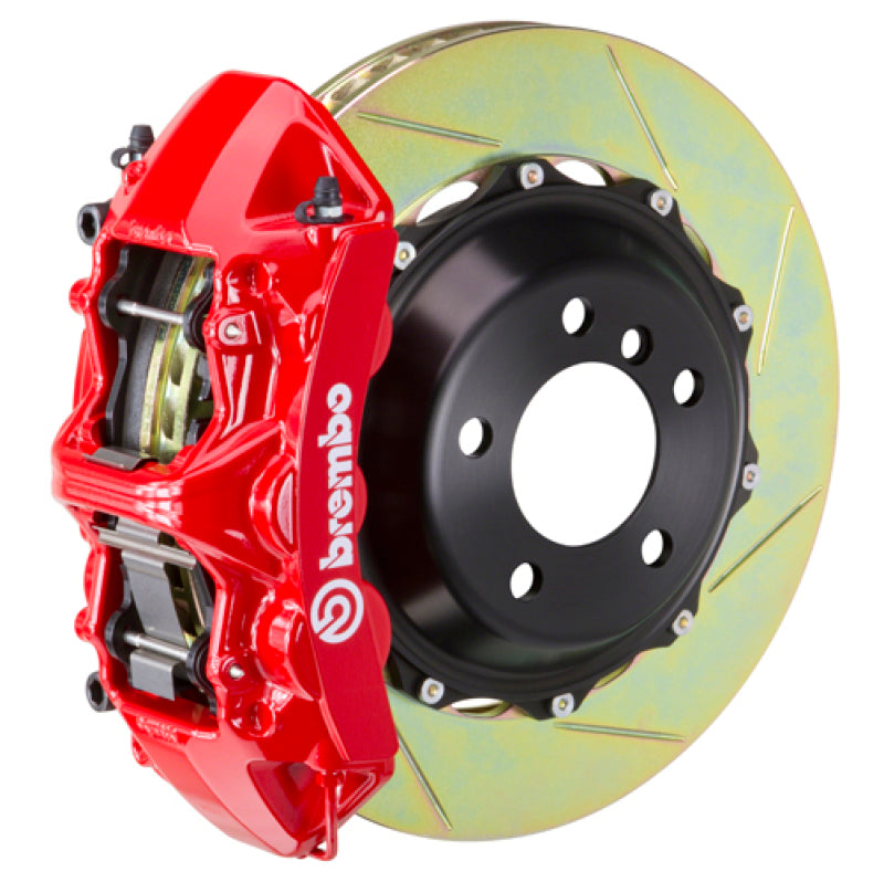 بريمبو 00-03 M5/97-03 5-Series Front GT BBK 6 Piston Cast 380x32 2pc Rotor Sloted Type1-Red