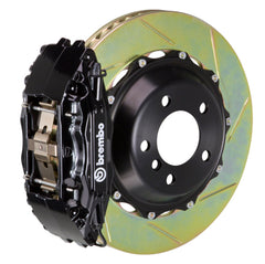 فرجار Brembo 00-02 S4 Fr GT BBK 4Pis Cast مكون من قطعتين مقاس 355x32 مكون من قطعتين من النوع المشقوق 1-أسود