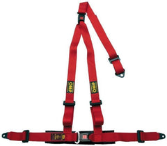 OMP 3 Point Harness - Red