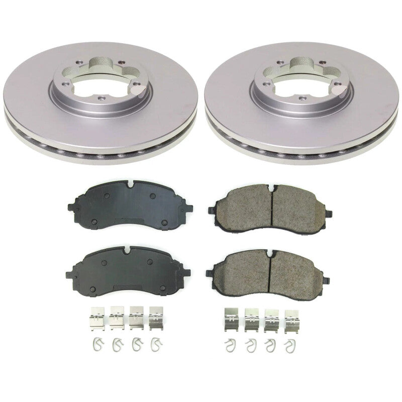 Power Stop 22-23 Ford E-Transit Front Z17 Coated Brake Kit