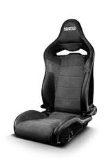 Sparco SP-R Seat BLK/BLK White Logo