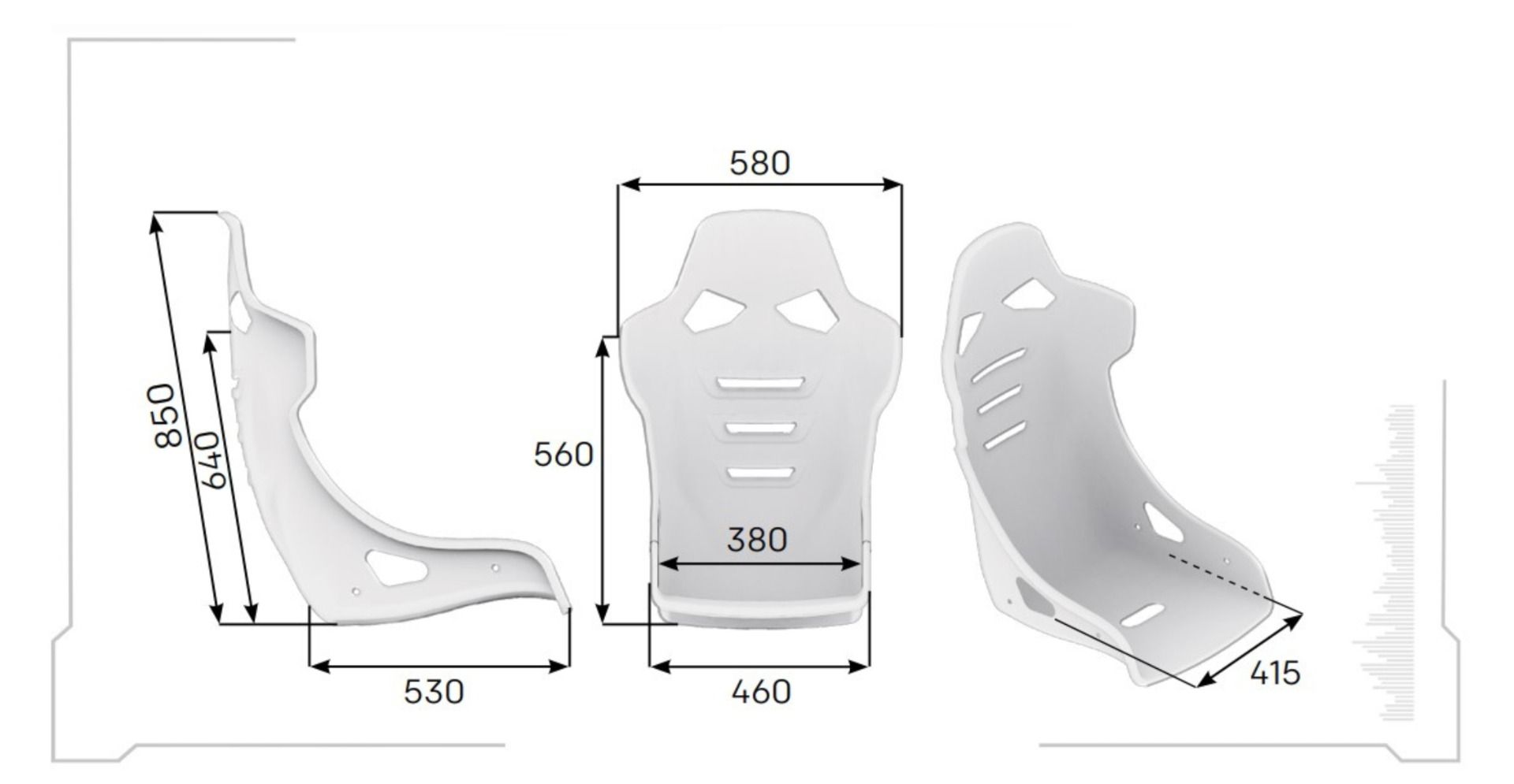 OMP RT FIA Racing Seat - Fiber Glass Version