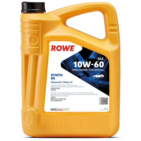 ROWE Hightec SYNTH RS SAE 10W-60 Engine Oil - 5L