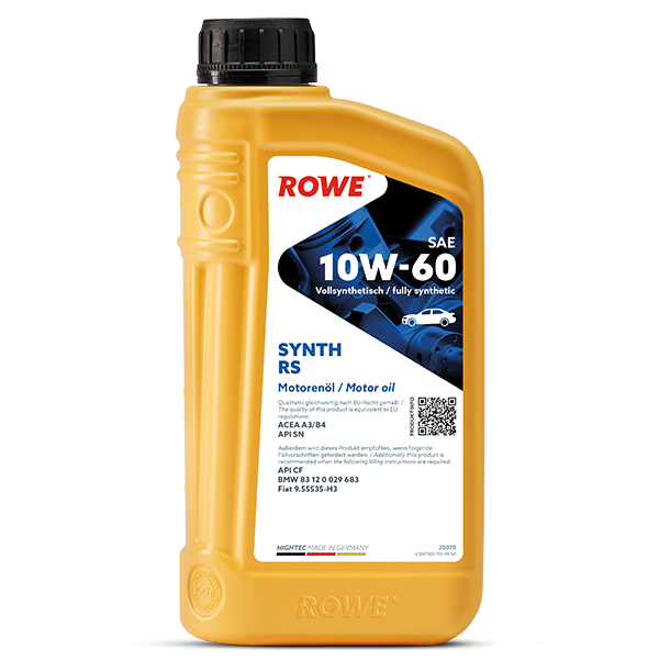 ROWE Hightec SYNTH RS SAE 10W-60 Engine Oil - 1L